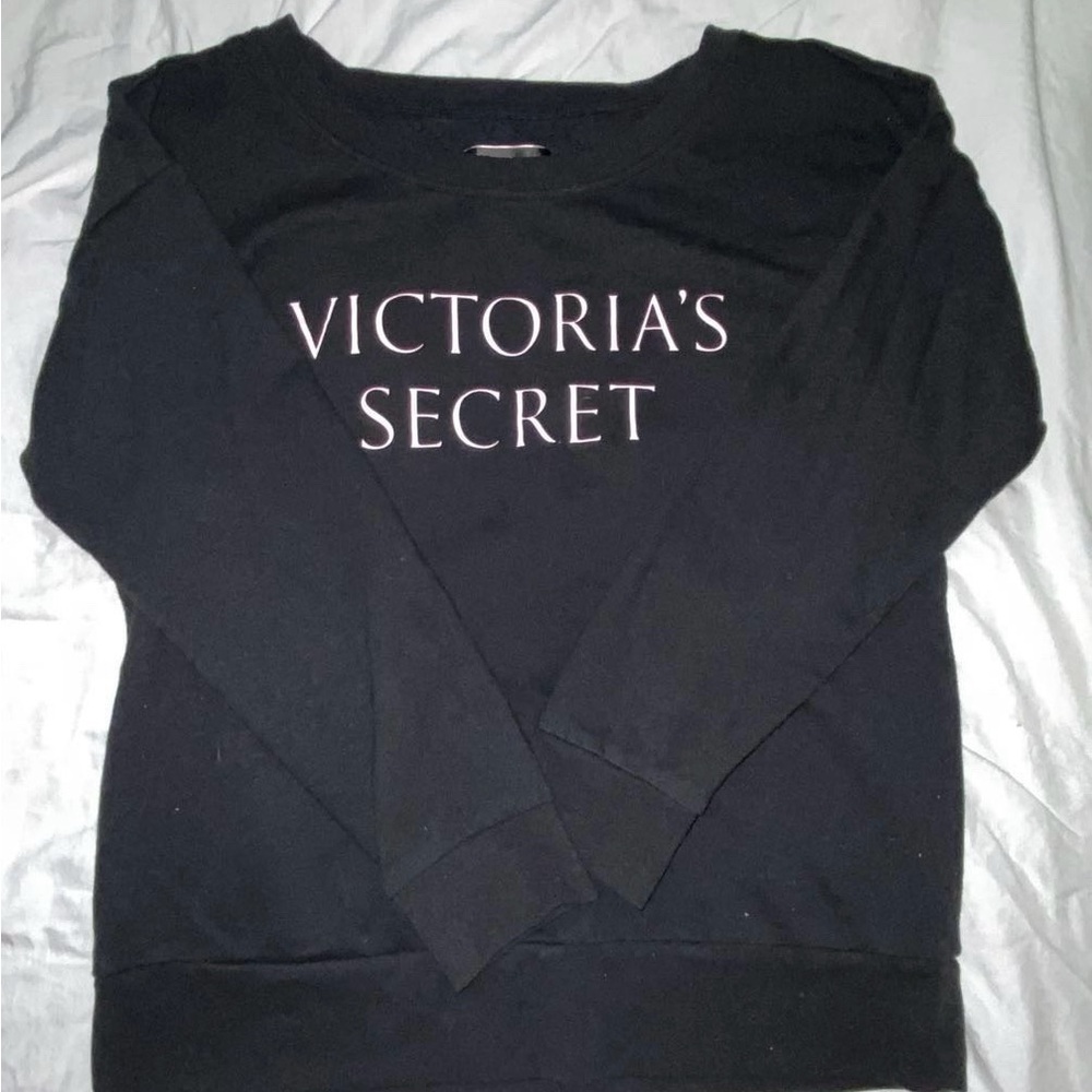 Victoria's Secret Black Crew Neck Sweater